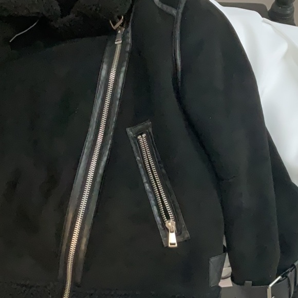 Zara DOUBLE-SIDED STRAP DETAIL JACKET - Picture 10 of 10